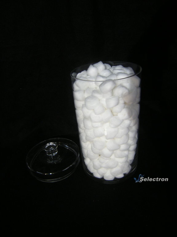 Large Container with Cotton Balls (item 38) Disposable / Single Use